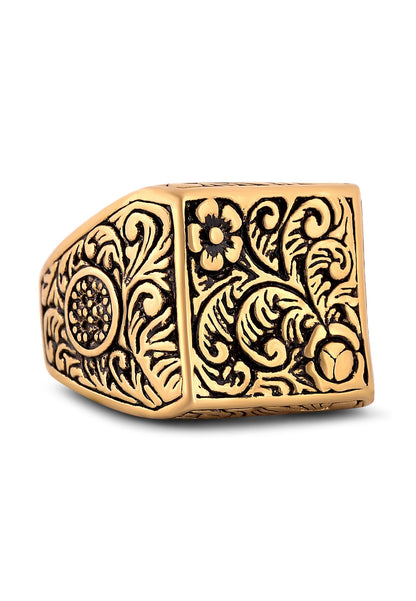 Floral Ring Gold