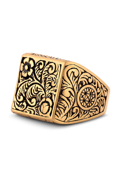 Floral Ring Gold