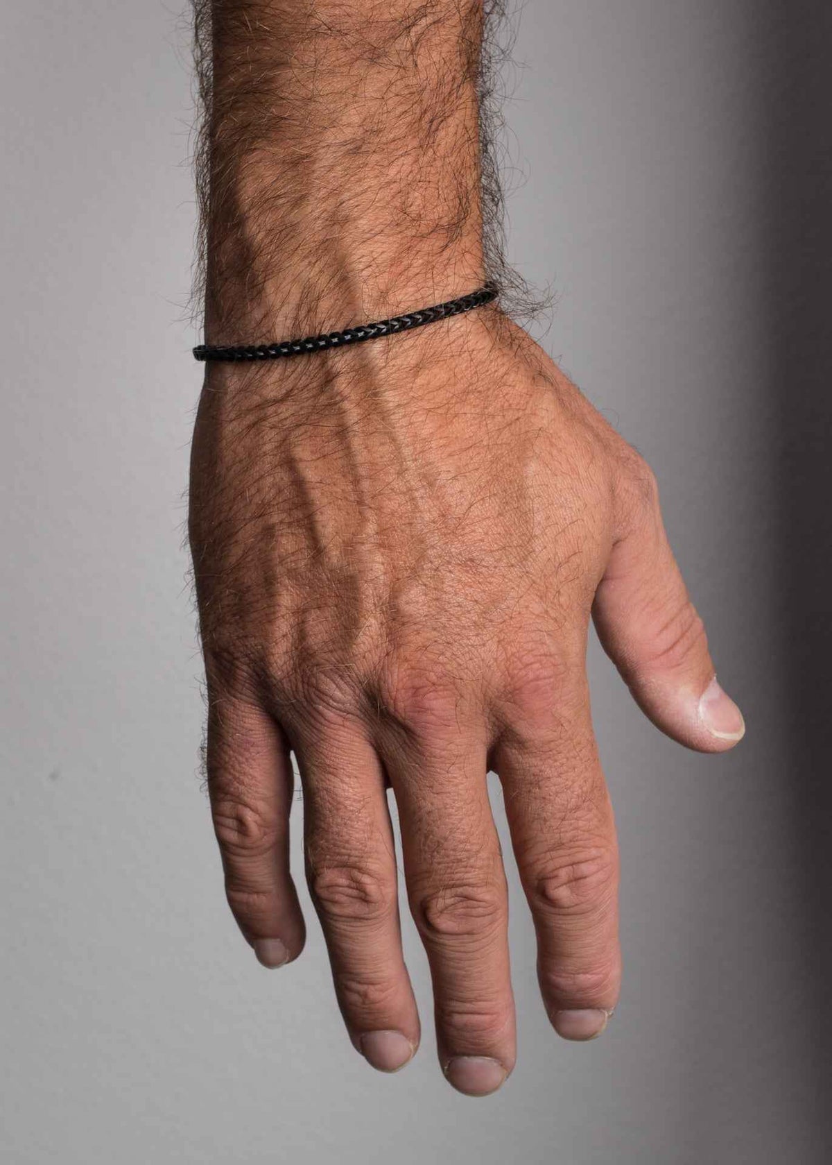 Franco Chain Bracelet Matte Black