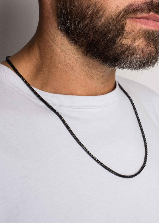 Franco Necklace Matte Black