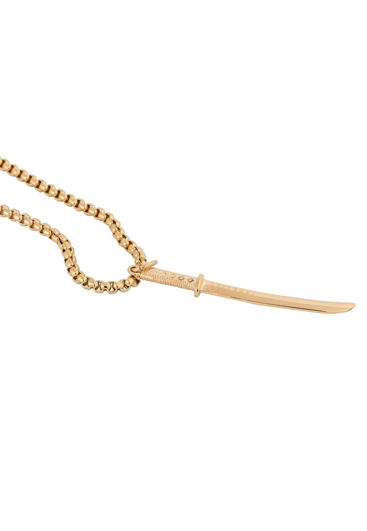 Gladius Pendant / Necklace Gold 90 cm