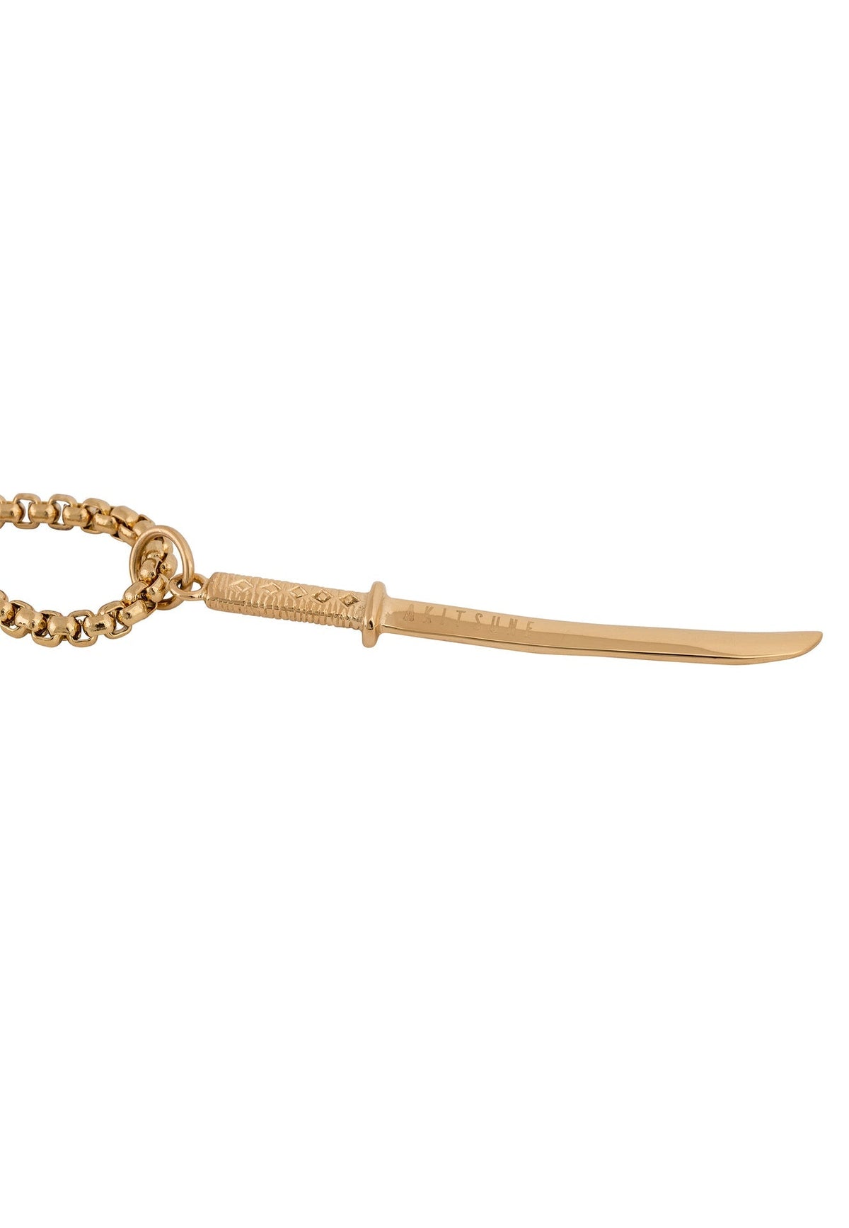 Gladius Pendant / Necklace Gold 90 cm