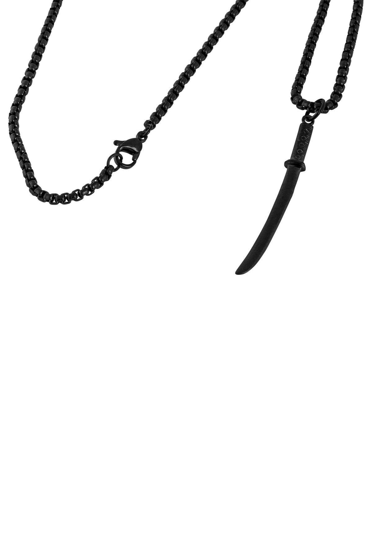 Gladius Pendant / Necklace Matte Black 90 cm