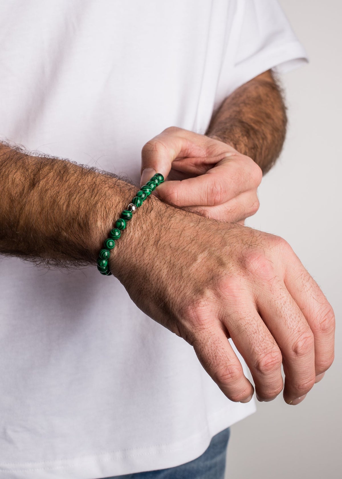 Globae Bracelet - Artificial Malachite