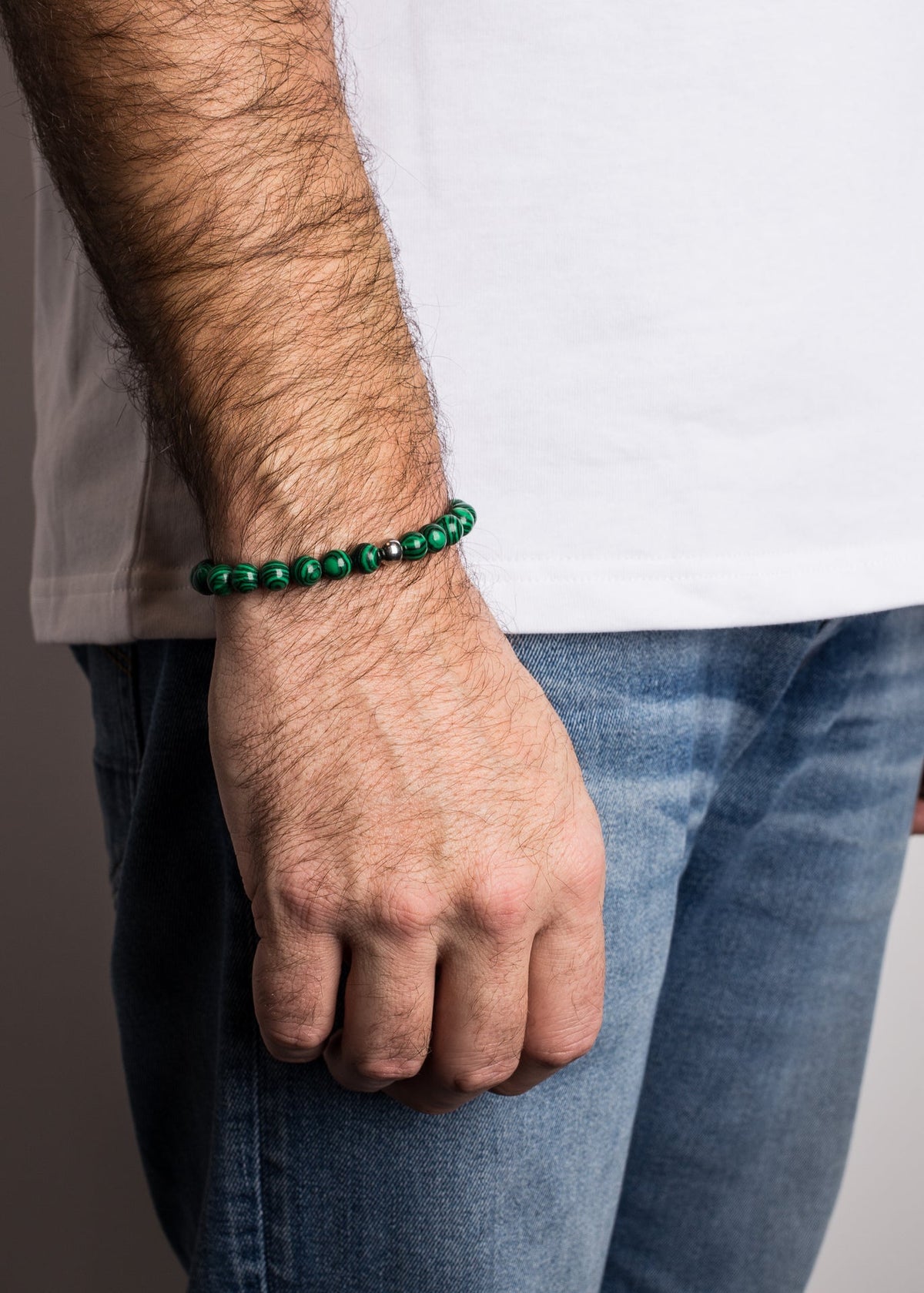 Globae Bracelet - Artificial Malachite