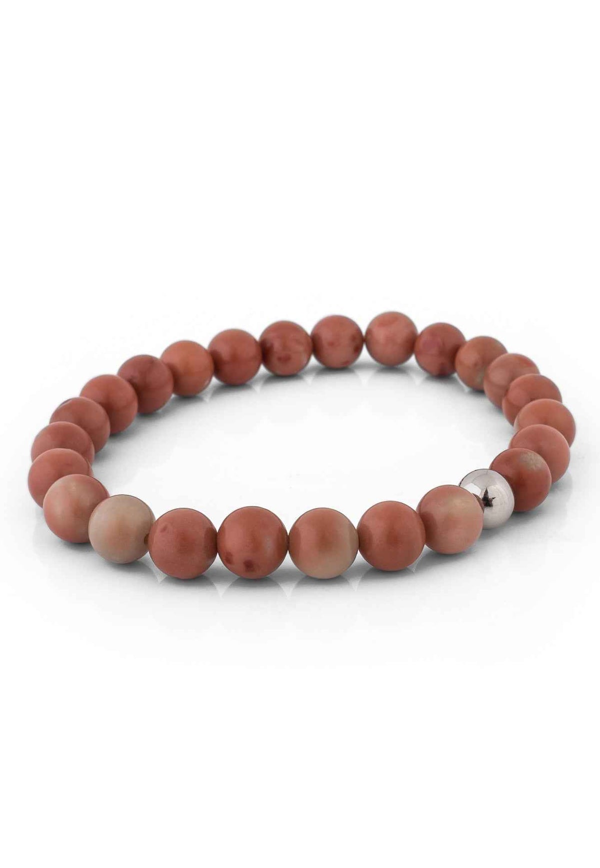 Globae Bracelet - Peach Blossom Jade