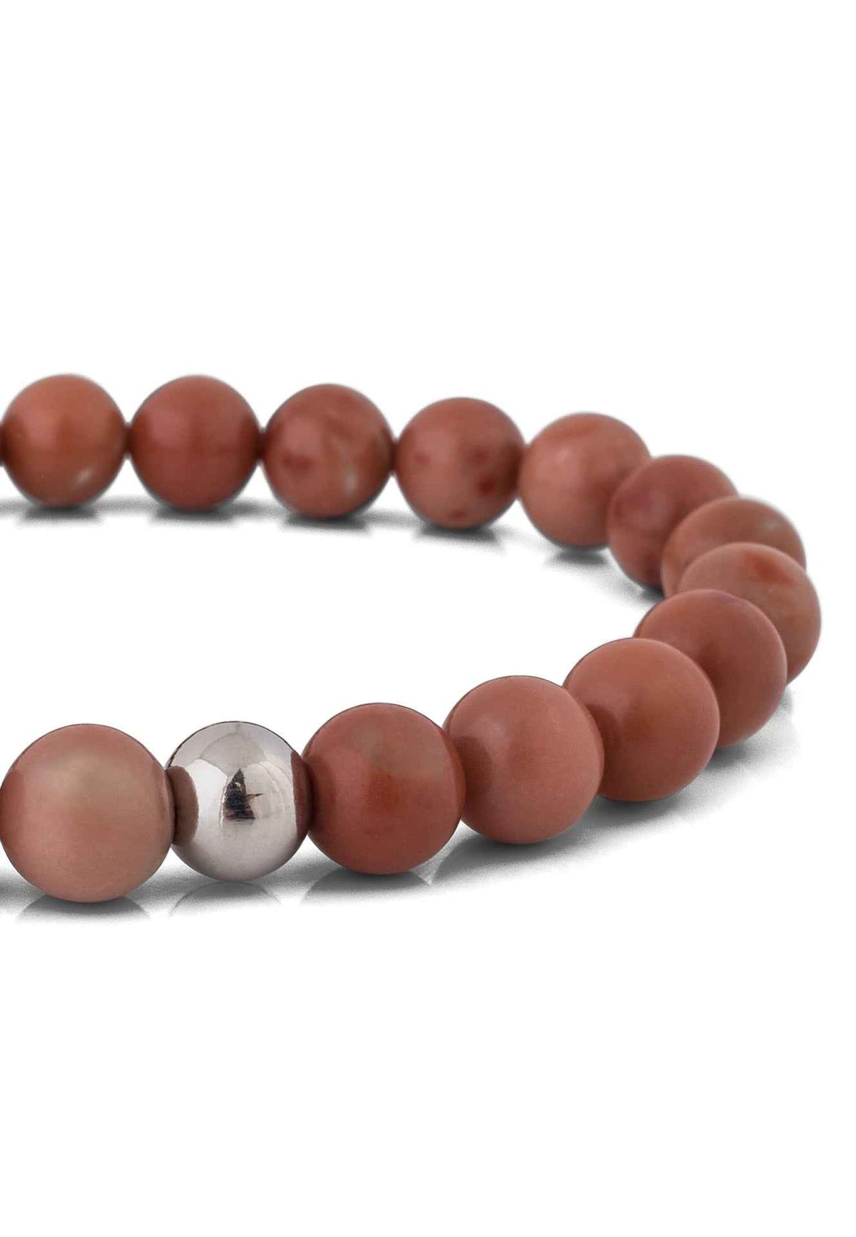 Globae Bracelet - Peach Blossom Jade