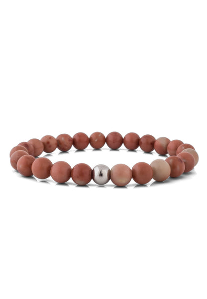 Globae Bracelet - Peach Blossom Jade