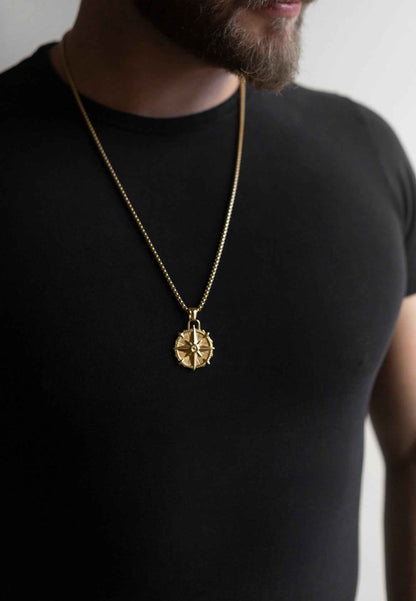 Guidance Pendant / Necklace Gold 70 cm