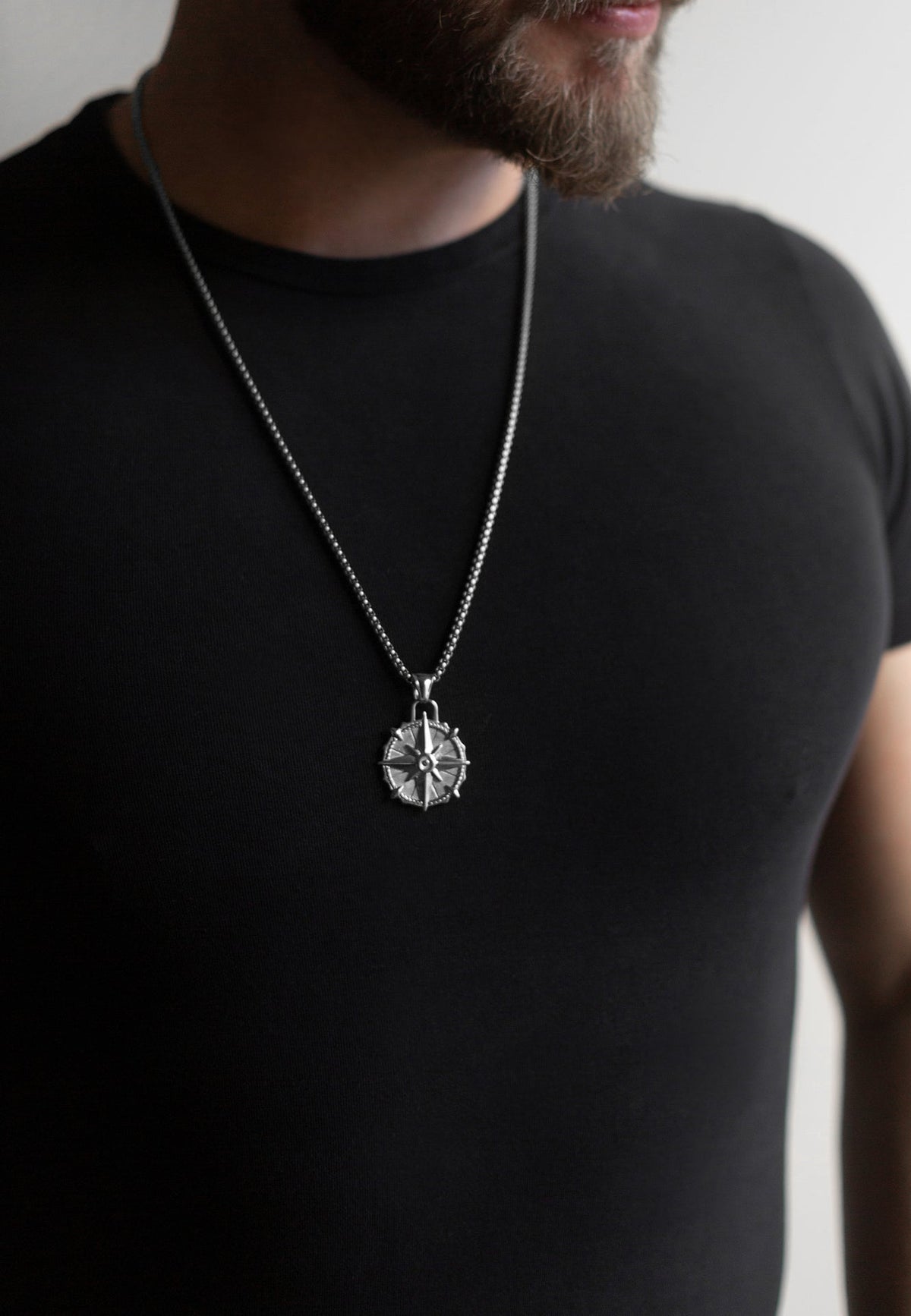 Guidance Pendant / Necklace Silver 70 cm