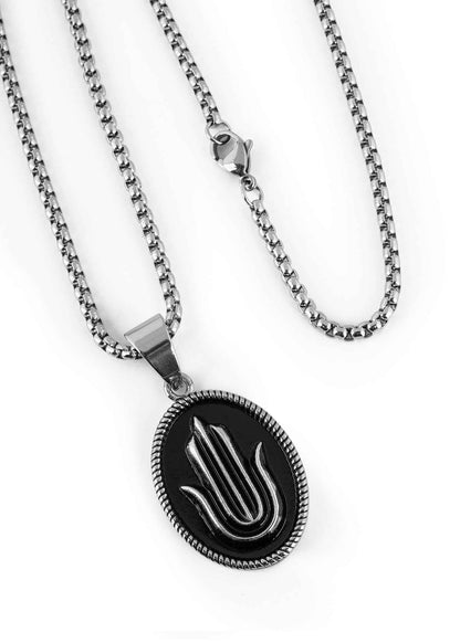 Hamsa Pendant / Necklace Silver 70 cm