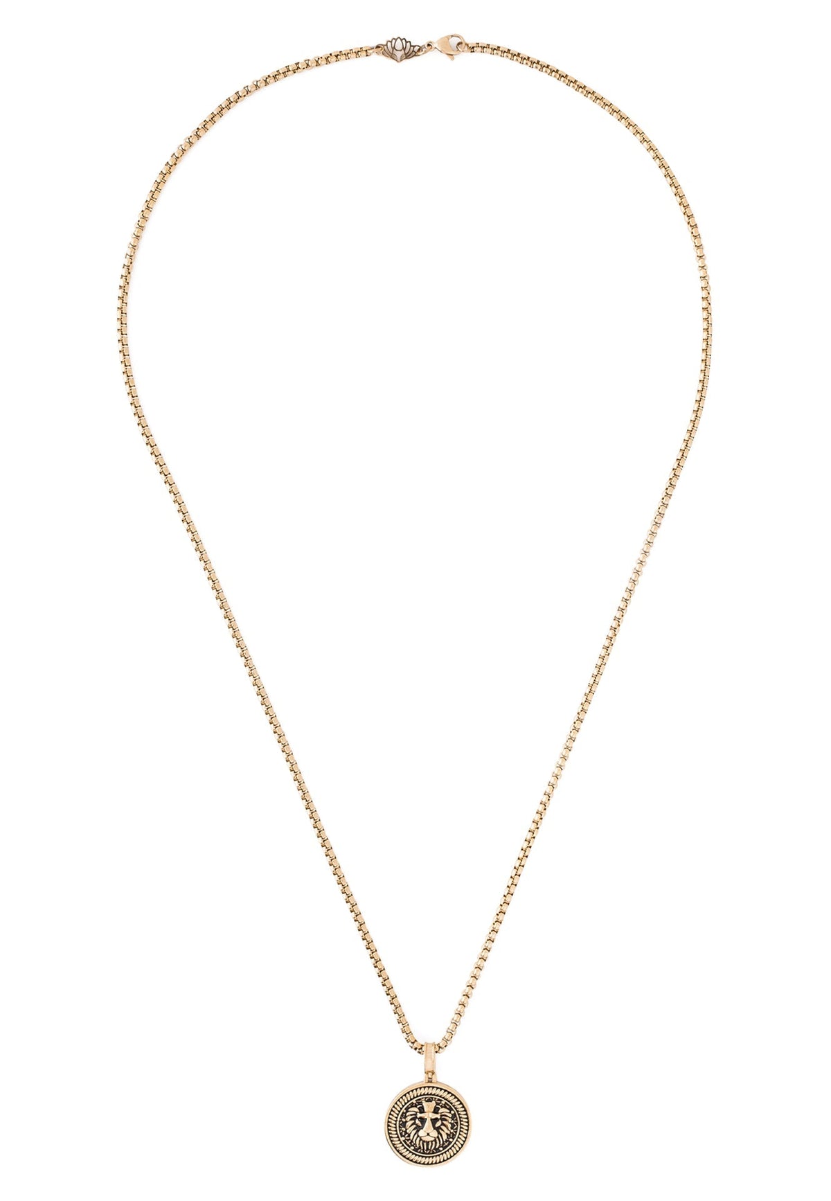 Imperator Pendant / Necklace Antique Gold 70 cm
