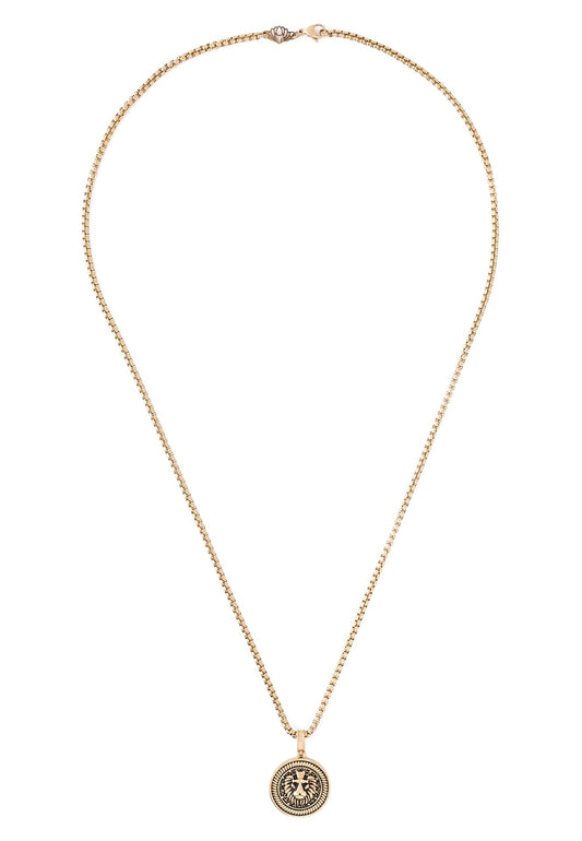 Imperator Pendant / Necklace Antique Gold 70 cm