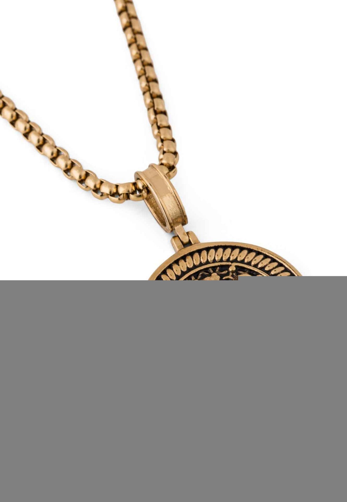 Imperator Pendant / Necklace Antique Gold 70 cm