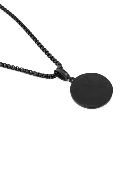 Imperator Pendant / Necklace Matte Black 70 cm