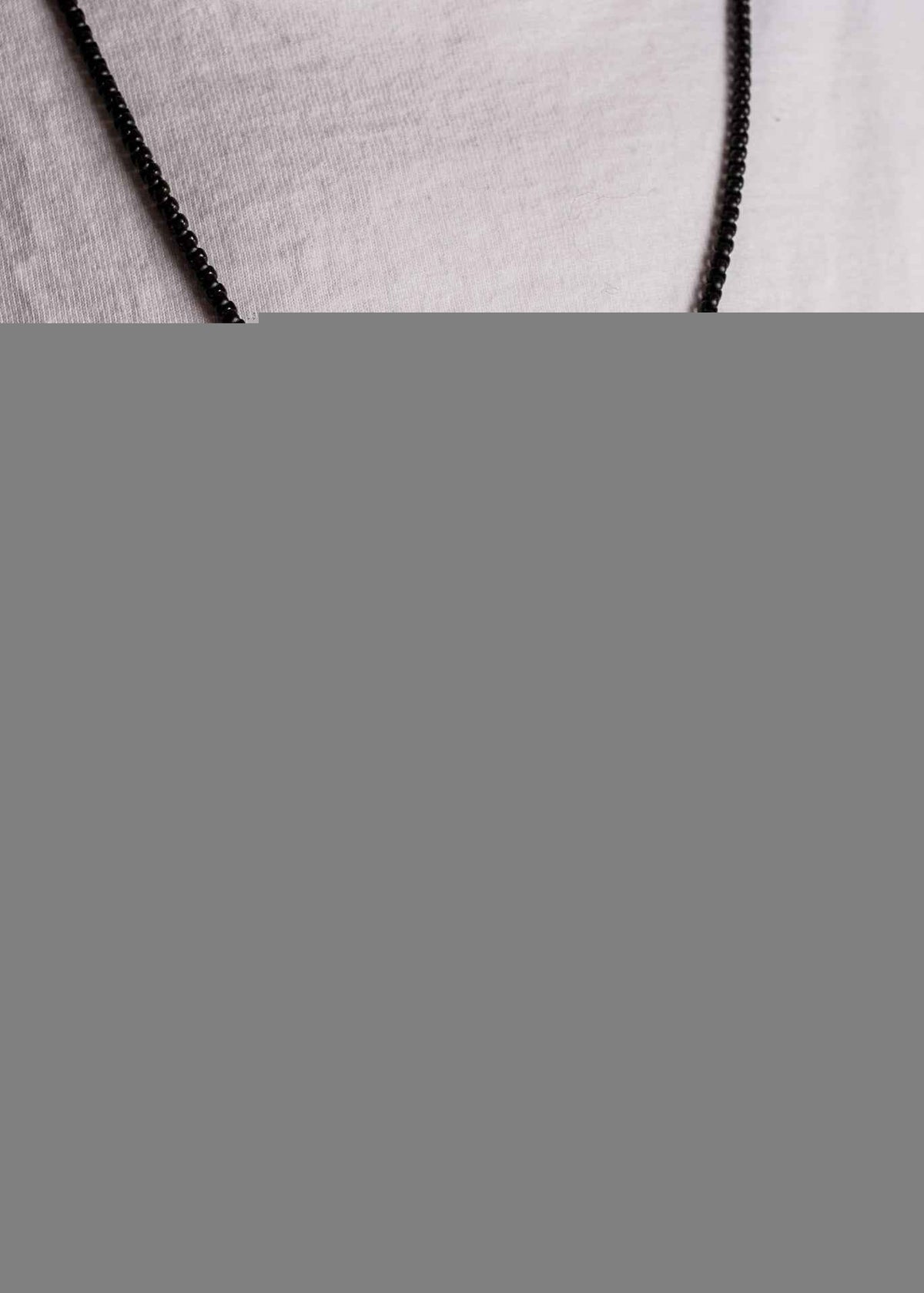 Imperator Pendant / Necklace Matte Black 70 cm