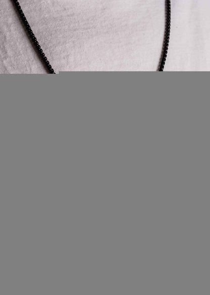 Imperator Pendant / Necklace Matte Black 70 cm