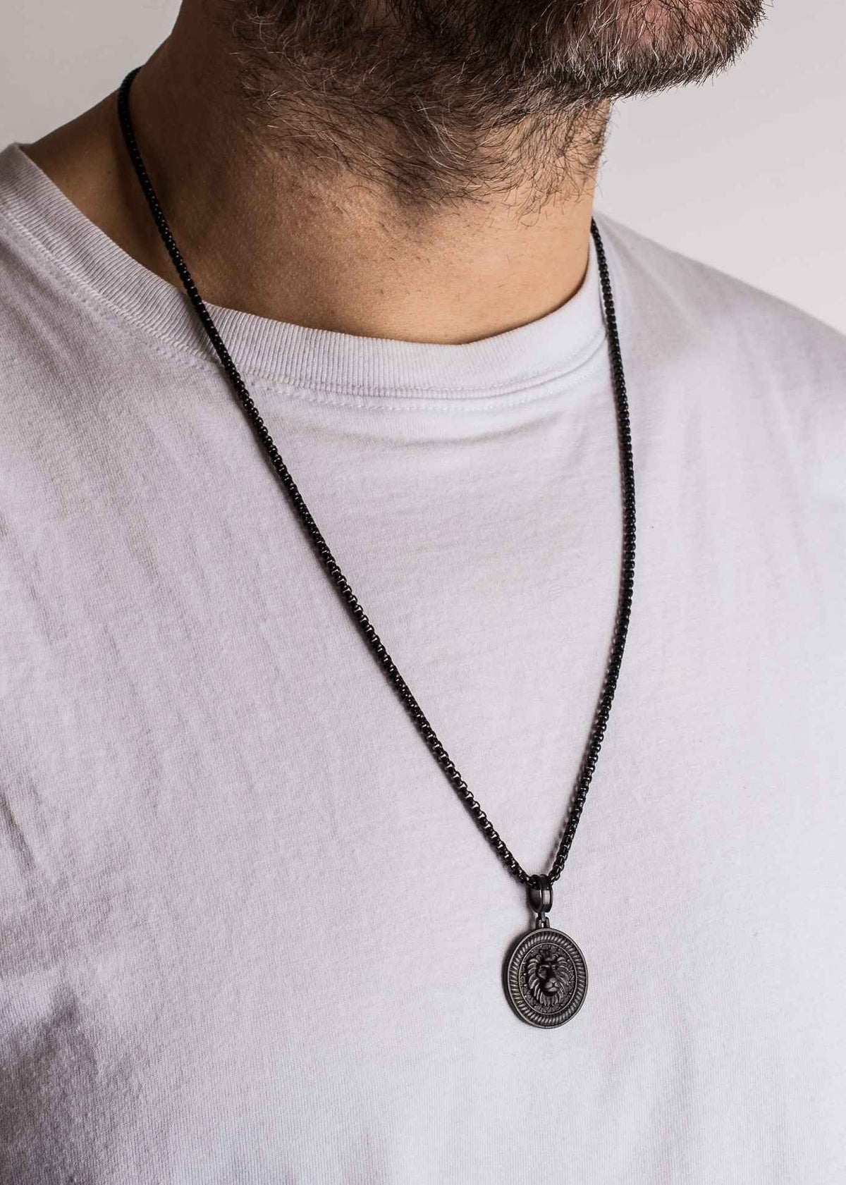 Imperator Pendant / Necklace Matte Black 70 cm