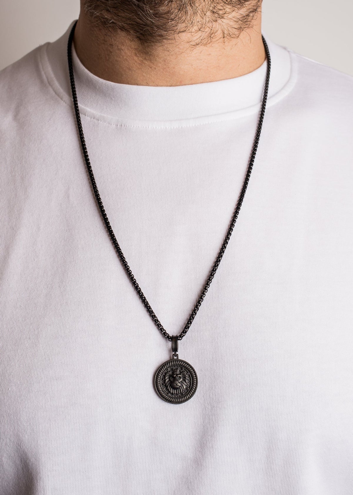Imperator Pendant / Necklace Matte Black 70 cm