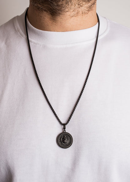 Imperator Pendant / Necklace Matte Black 70 cm