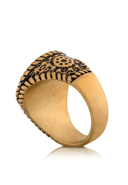 Imperator Ring Antique Gold