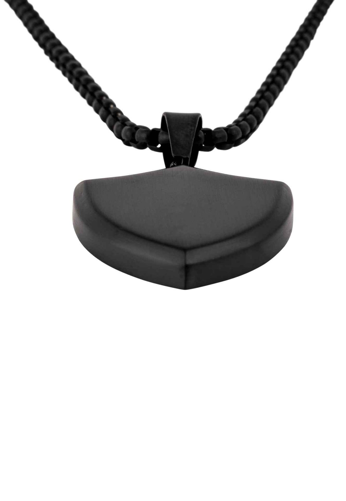 Insignia Pendant / Necklace Matte Black 90 cm
