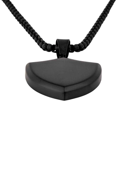 Insignia Pendant / Necklace Matte Black 90 cm
