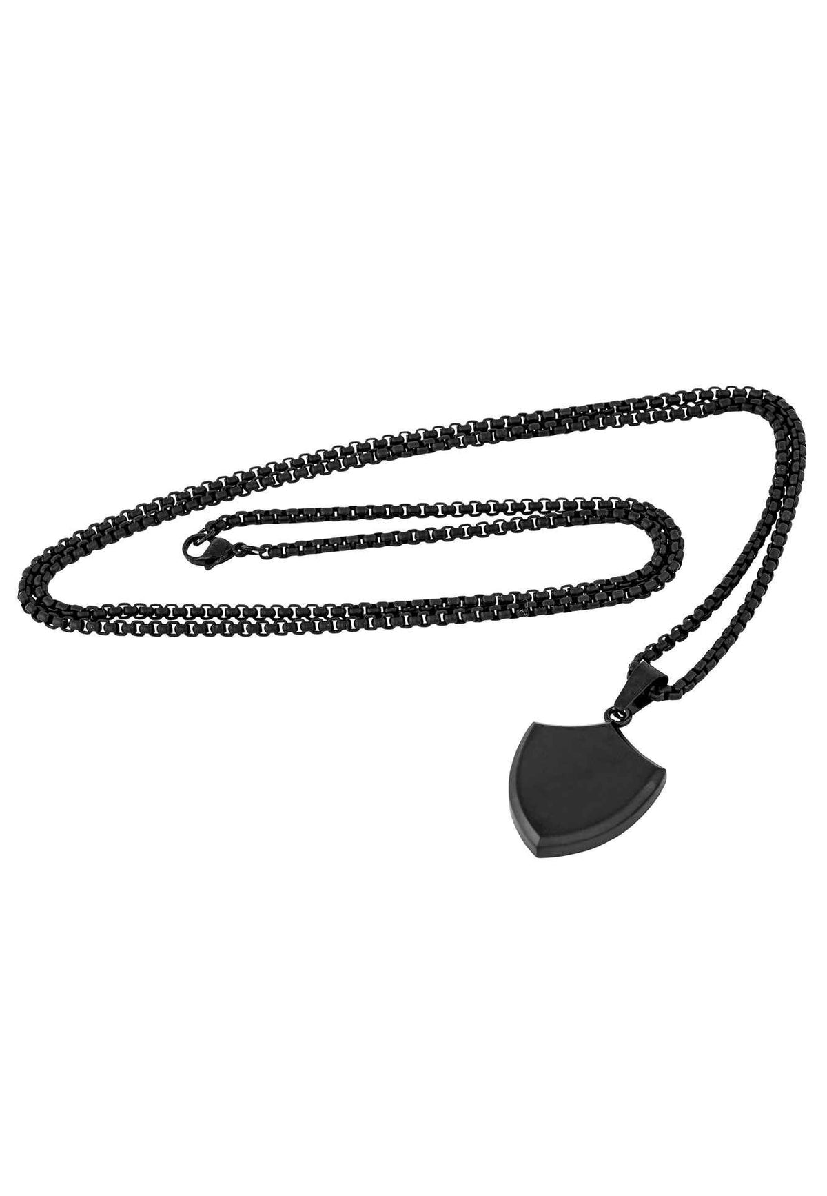 Insignia Pendant / Necklace Matte Black 90 cm
