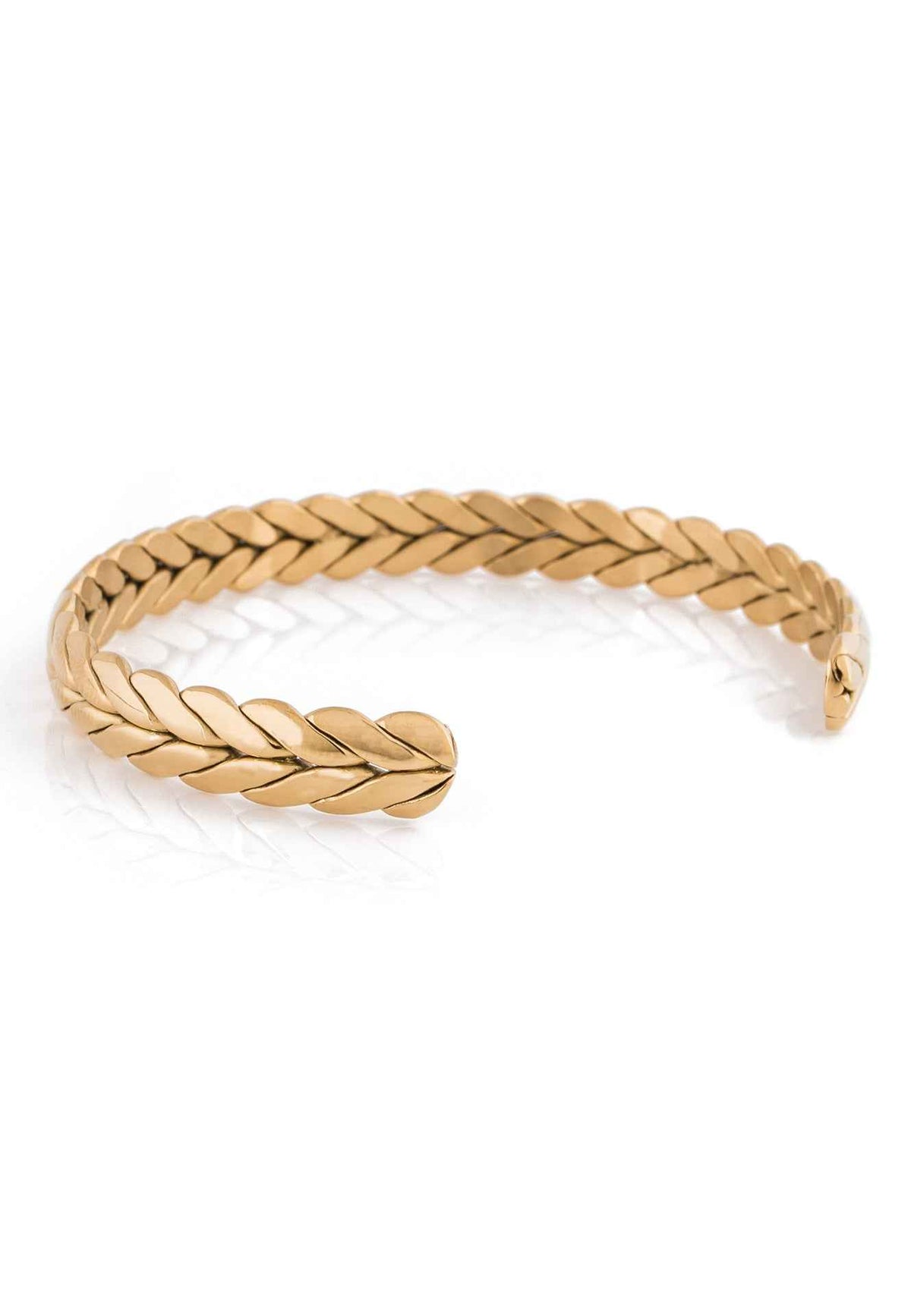 Laurea Laurel Wreath Bangle - Gold
