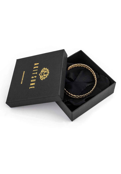 Laurea Laurel Wreath Bangle - Gold