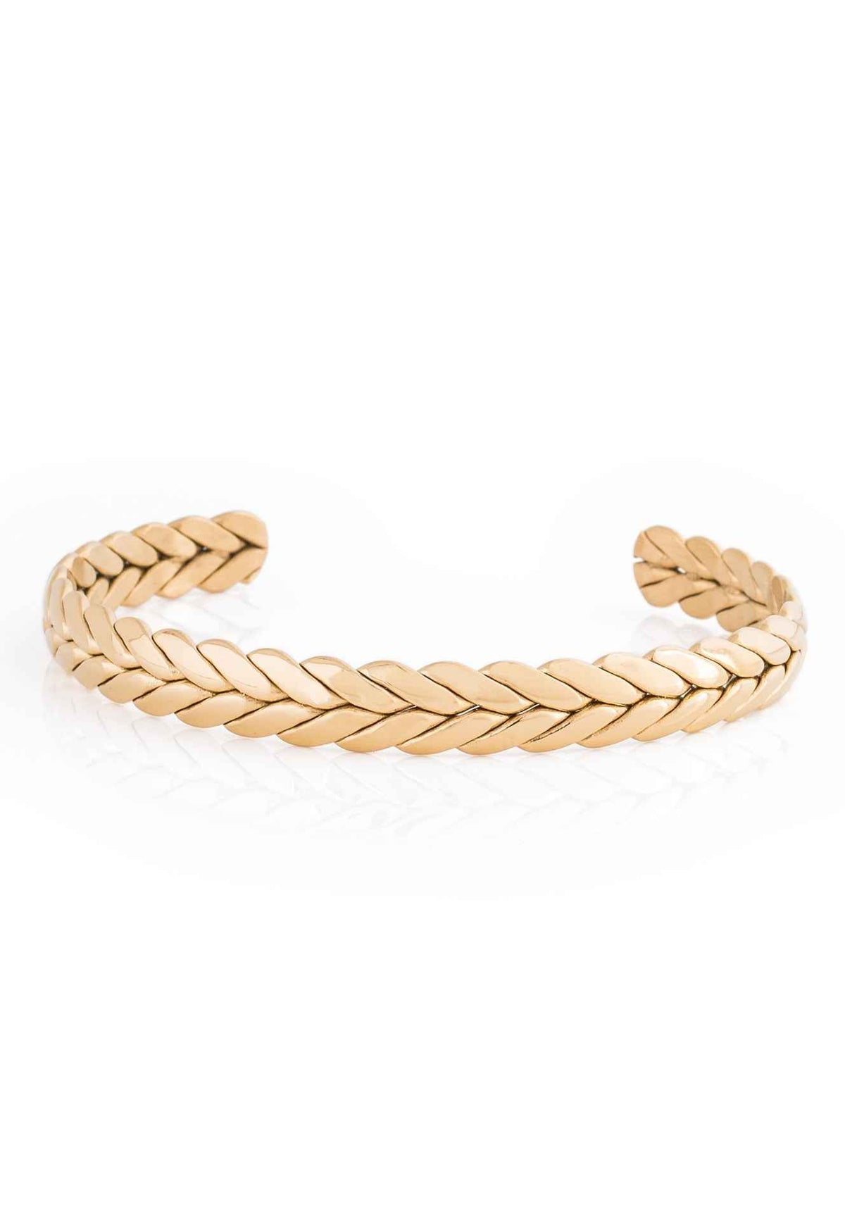 Laurea Laurel Wreath Bangle - Gold