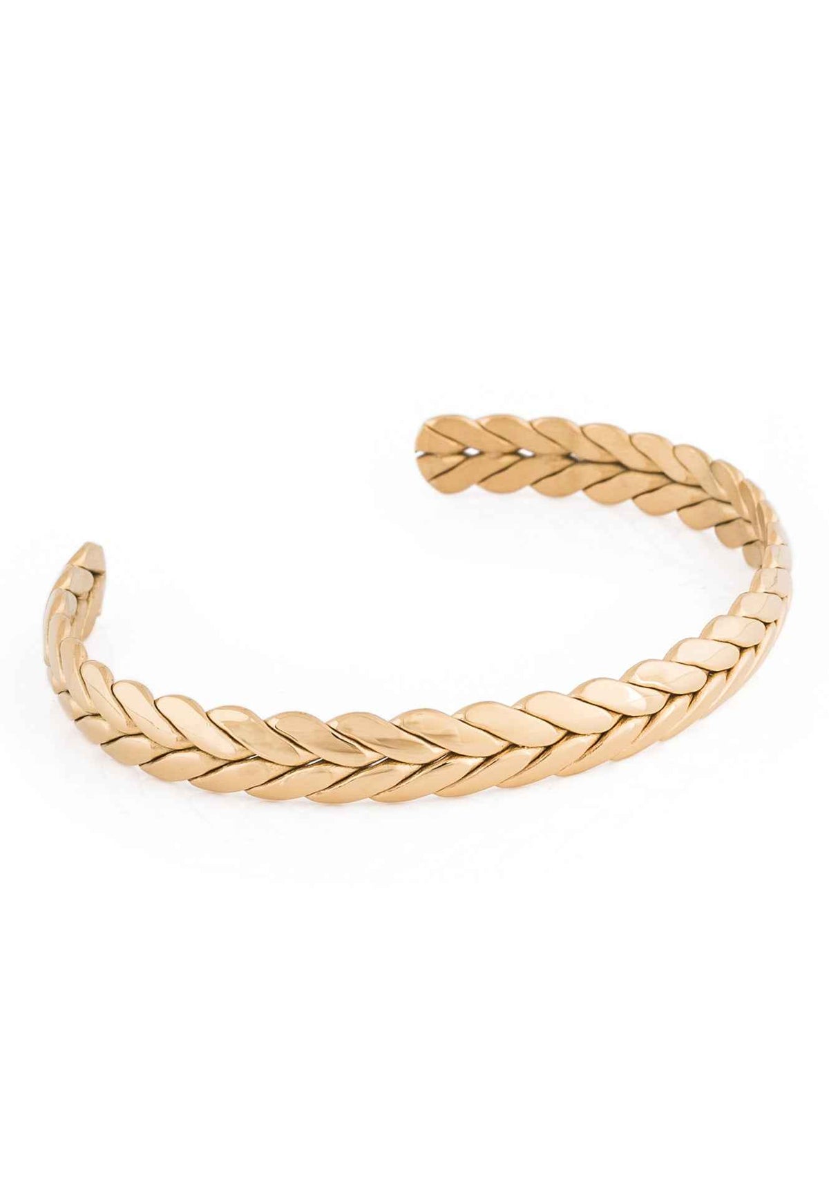 Laurea Laurel Wreath Bangle - Gold