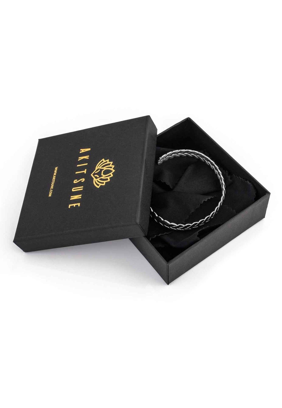 Laurea Laurel Wreath Bangle - Silver