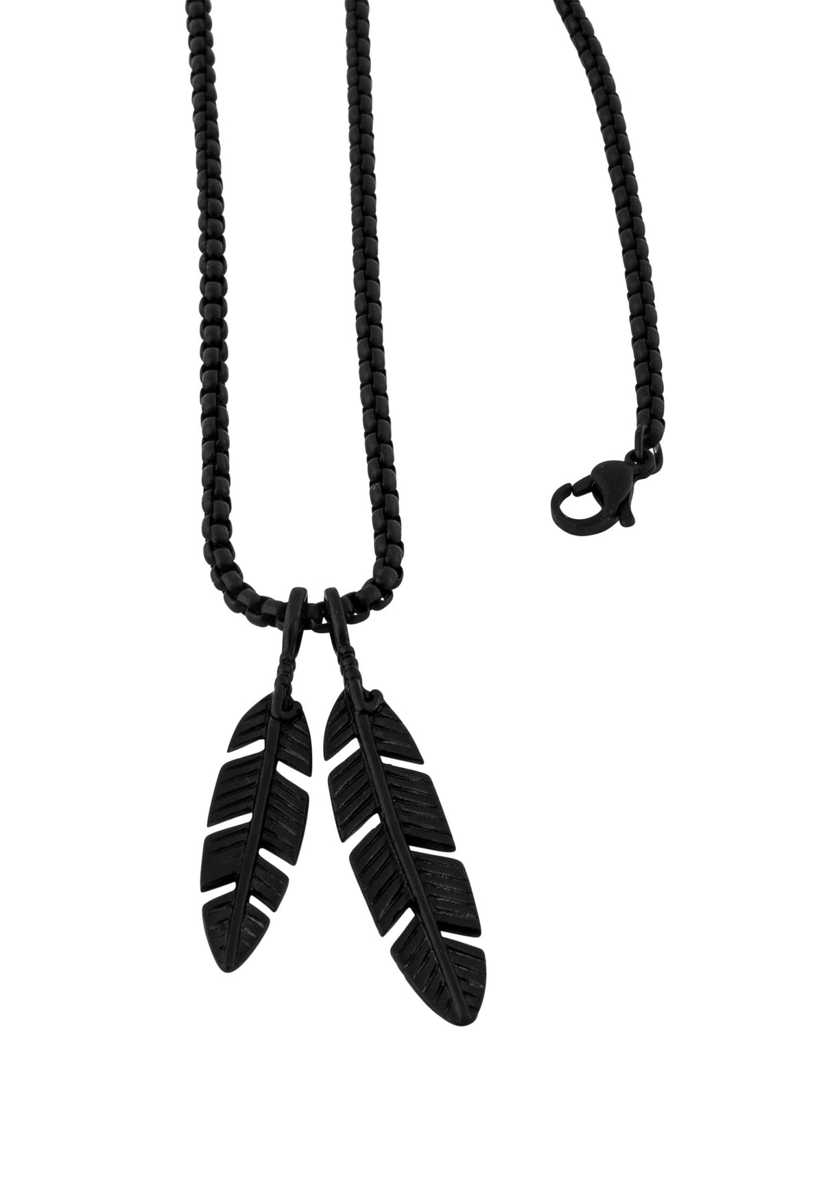 Levitas Pendant / Necklace Matte Black 90 cm