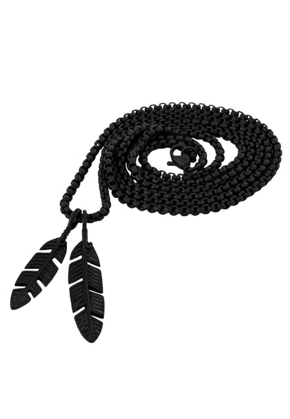 Levitas Pendant / Necklace Matte Black 90 cm