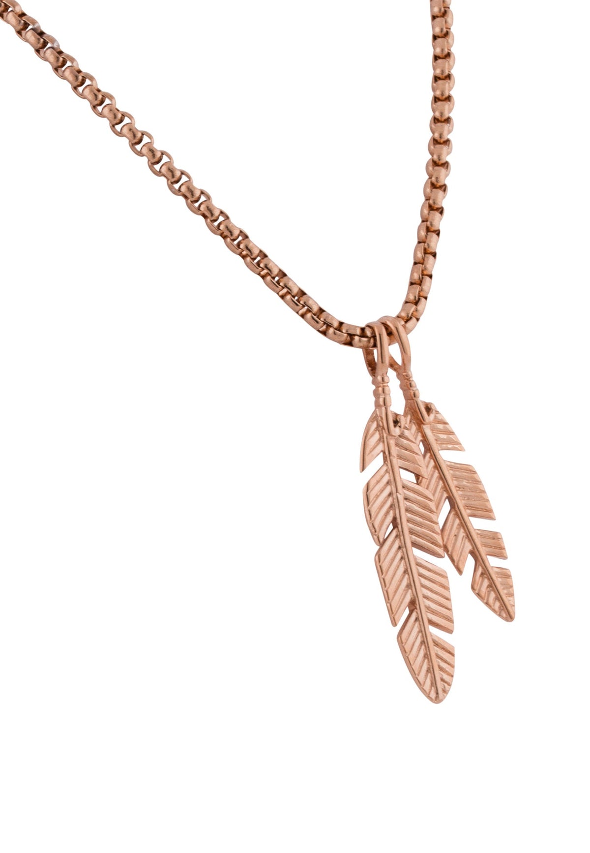 Levitas Pendant / Necklace Rose Gold 90 cm