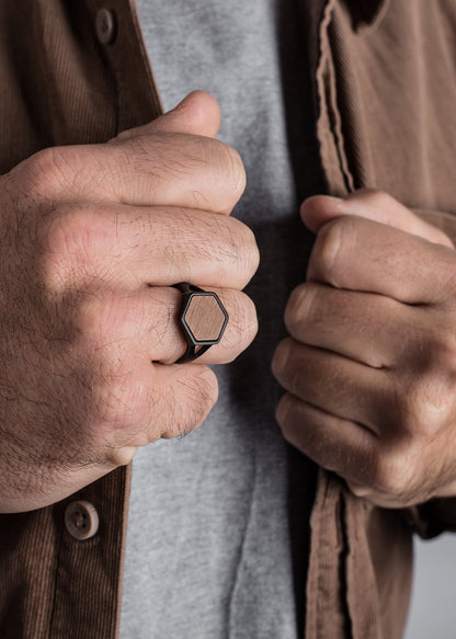 Lignum Ring Black-Wood