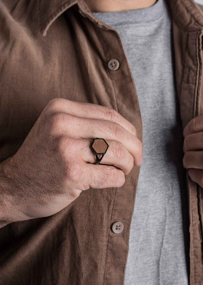 Lignum Ring Black-Wood