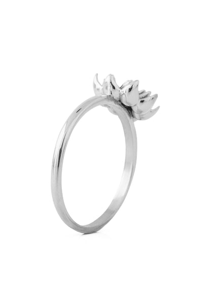 Lotus Ring Silver