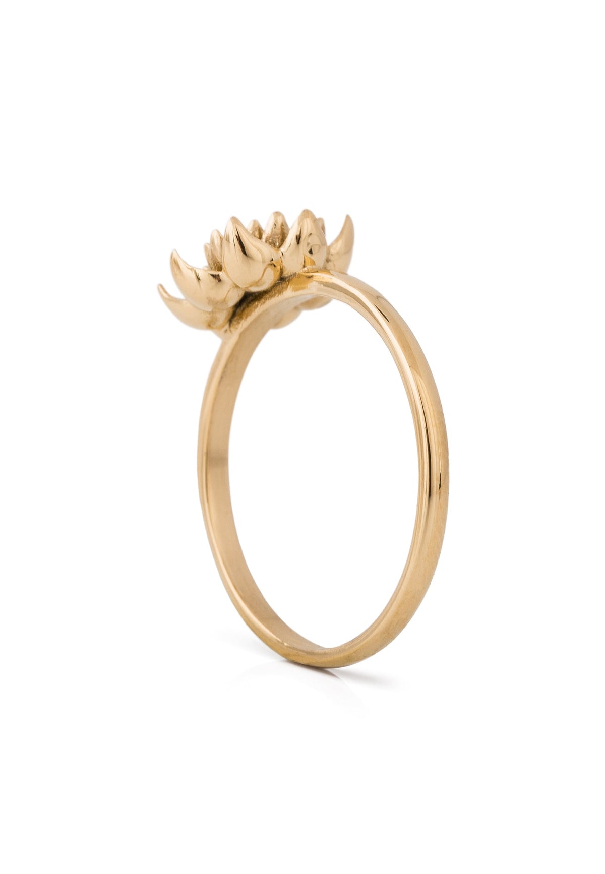 Lotus Ring Gold