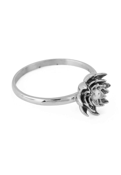Lotus Ring Silver