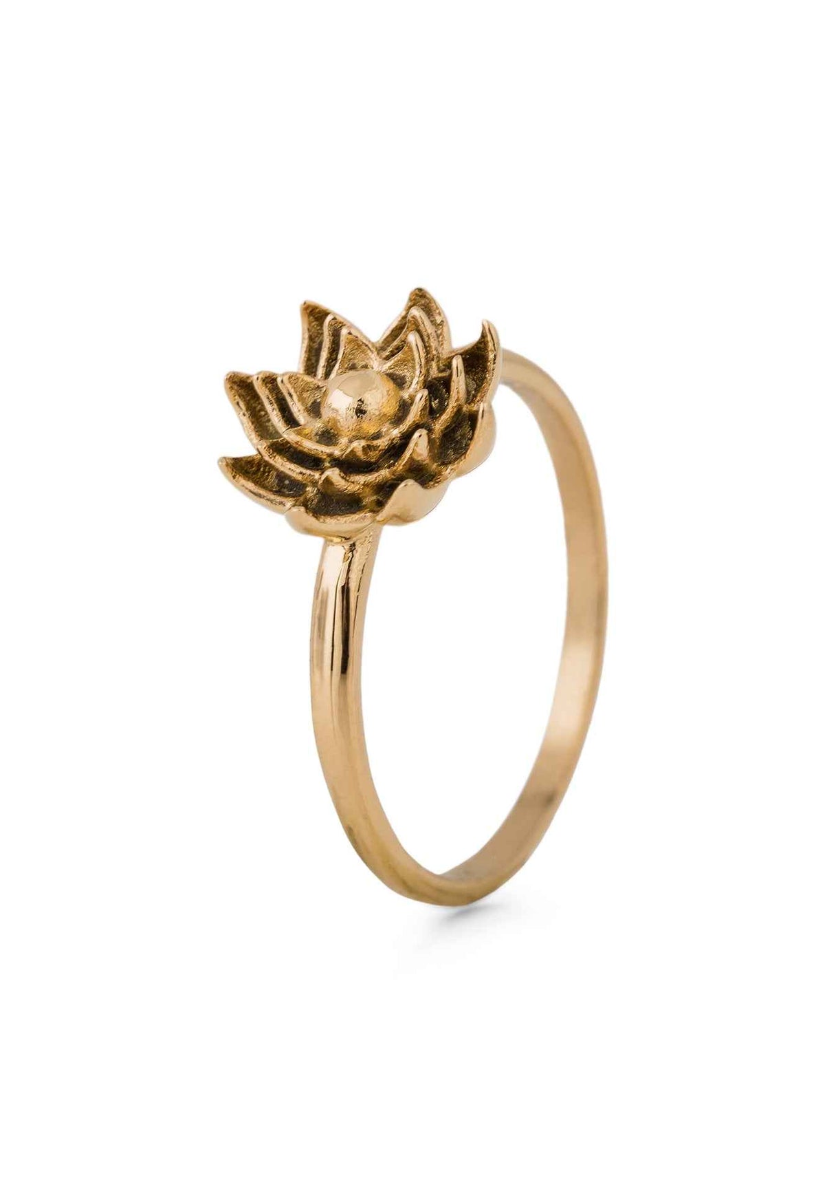 Lotus Ring Gold