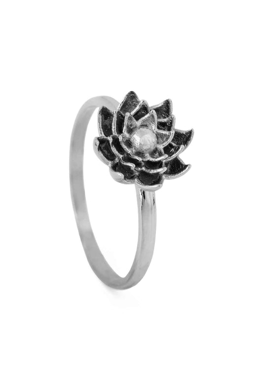 Lotus Ring Silver