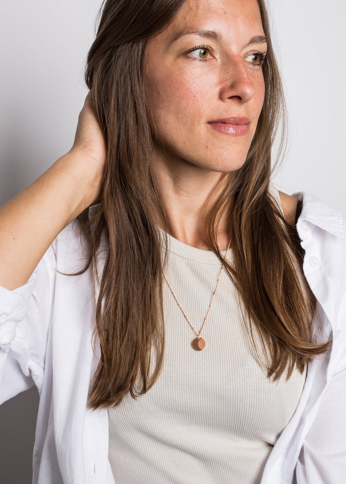 Luminous Necklace Rose Gold