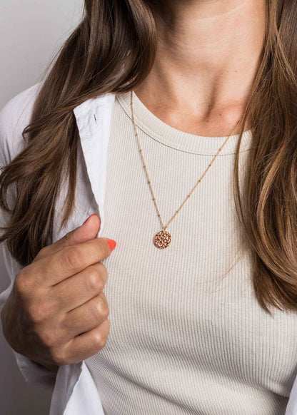 Luminous Necklace Rose Gold