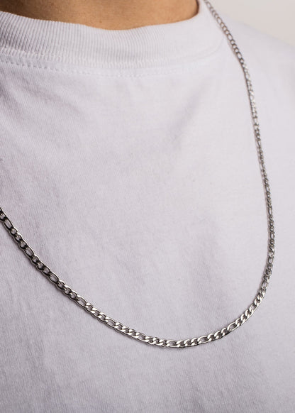 Figaro Chain Magnas Silver - 70cm - 3mm
