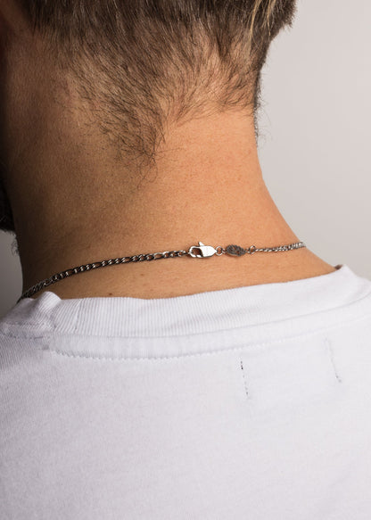 Figaro Chain Magnas Silver - 70cm - 3mm