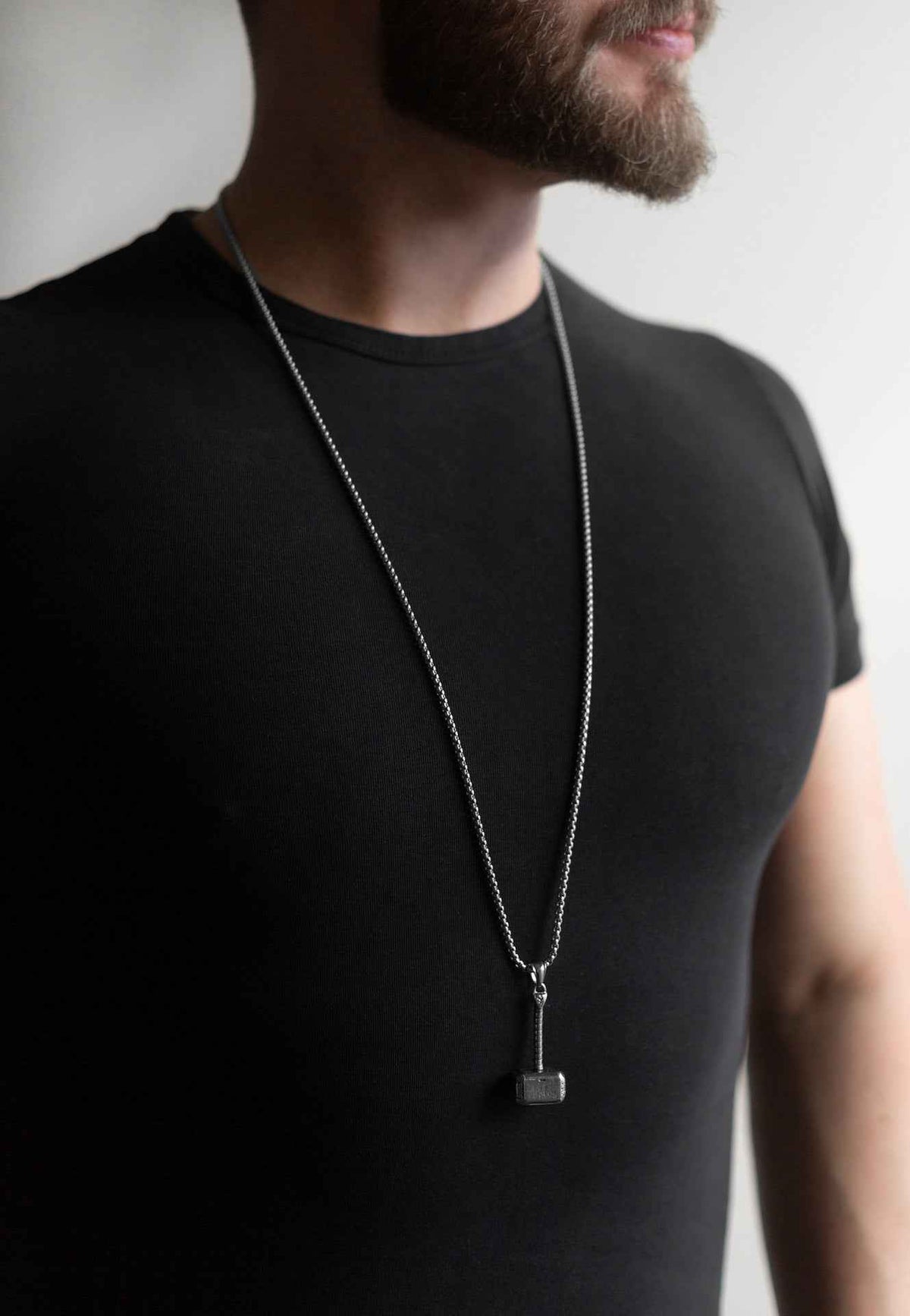 Malleum Pendant / Necklace Silver - 90cm
