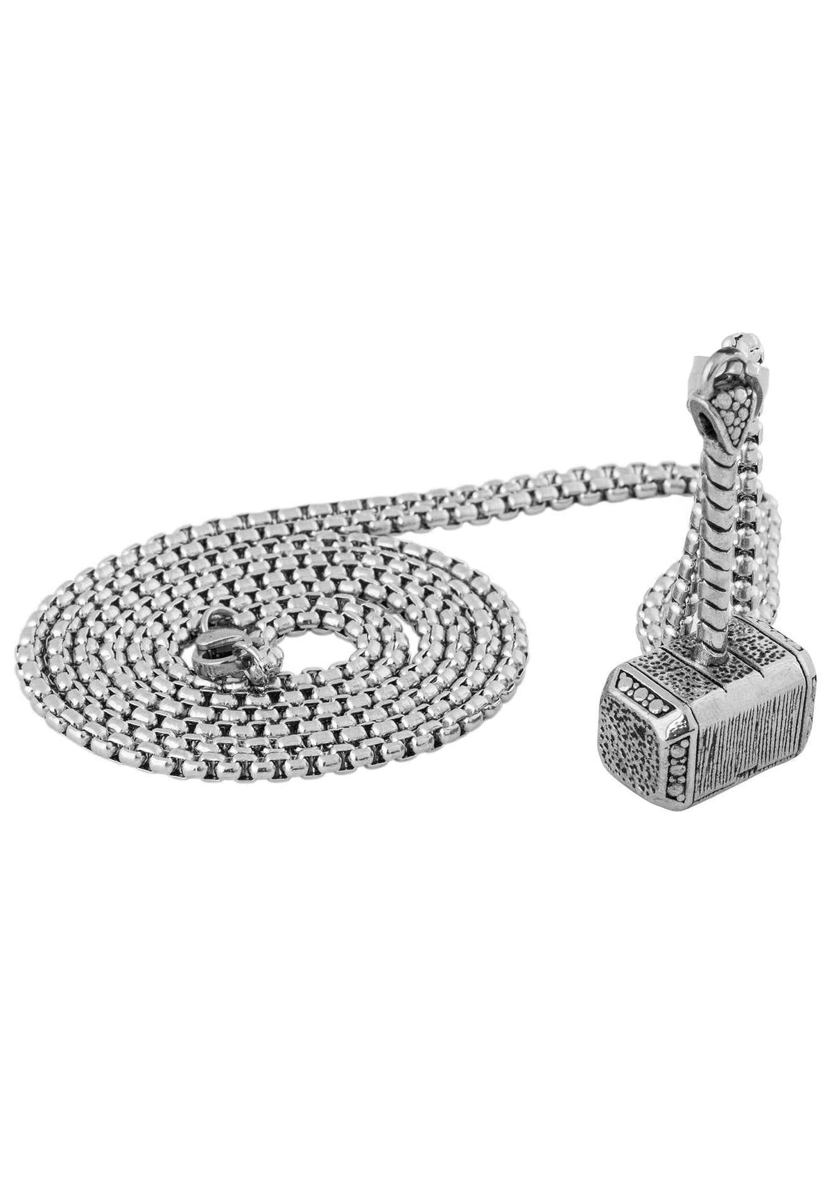 Malleum Pendant / Necklace Silver - 90cm
