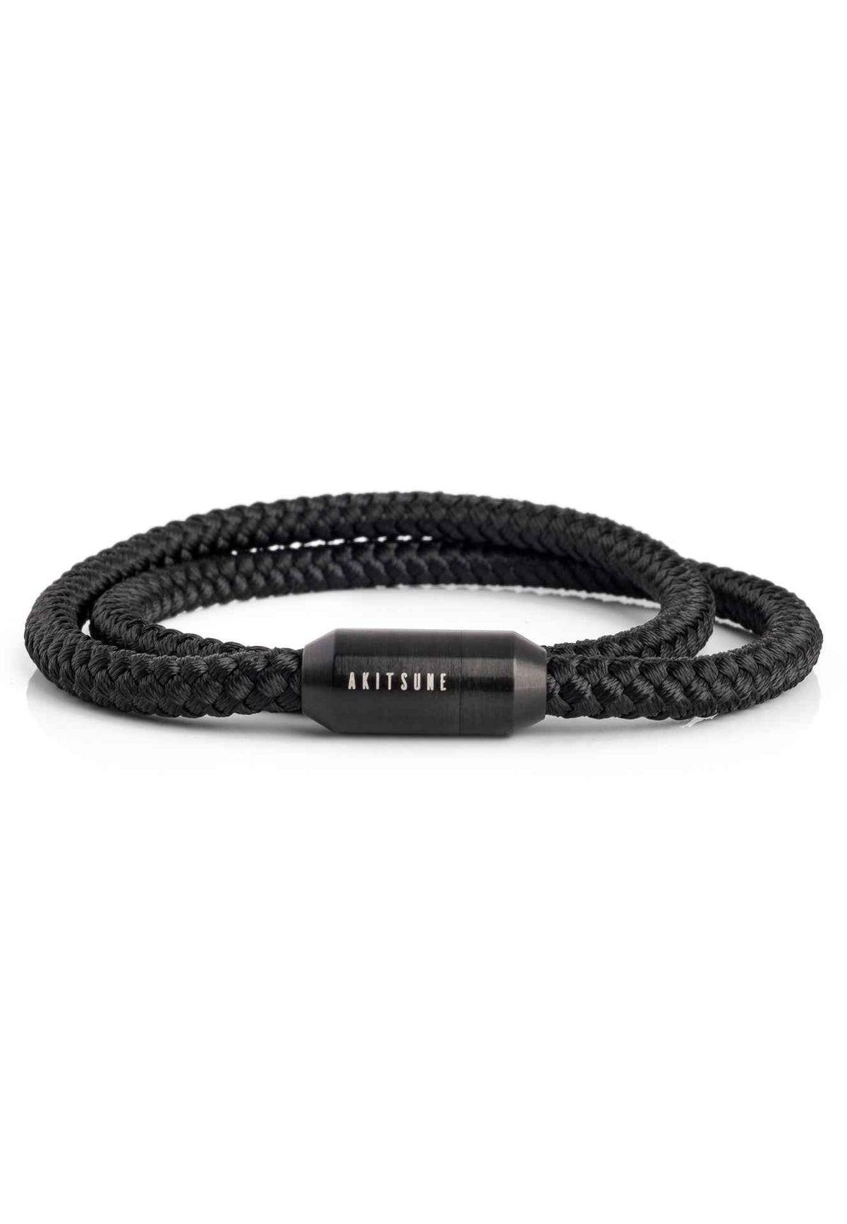 Mare Nylon Bracelet Matte Black - Black